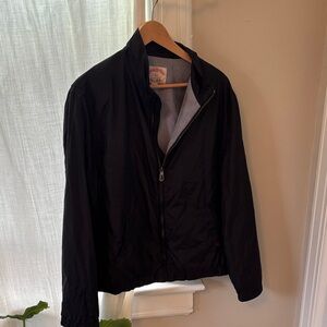 Brooks Brothers Navy Windbreaker Jacket, Size L